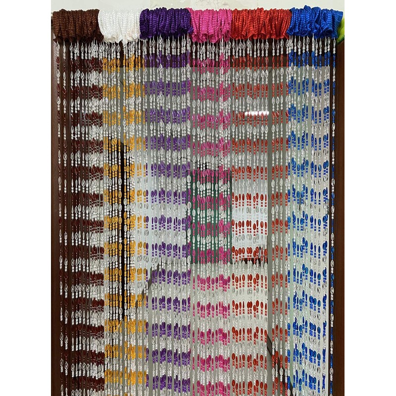 ZiDeTang Acrylic Beaded Door Curtain Décor Tassel Room Divider Curtain