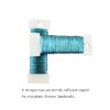 HAHIYO 26Gauge Blue Metal Floral Wire - 1 Roll, 38