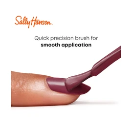 Sally Hansen Miracle Gel Nail Polish, No Artificial UV Light Required, Dark Red, with Intense Shiny Gel Finish, No. 555 (14.7 ml)