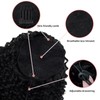 GOTEFERBE Kinky Curly Drawstring Ponytail 12 Inch Blonde Synthetic Hair