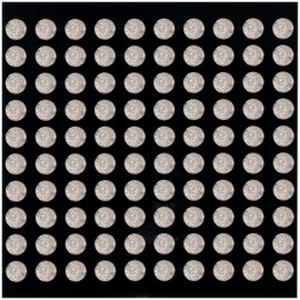 Peak Pine Ear Urn Seal Skin Color 100 Pieces Pure Titanium 100 Pieces Jewelry Takachiho Metals MTS-100BT