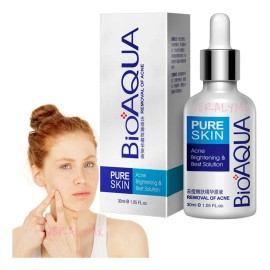 Bioaqua Skin Pure sérum antiacné | reduce manchas y puntos negros en piel normal