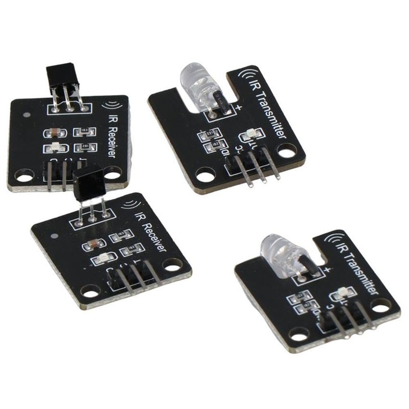 SHUATI Infrared Sensor Module Kit, 2PCS IR Emitter + 2PCS