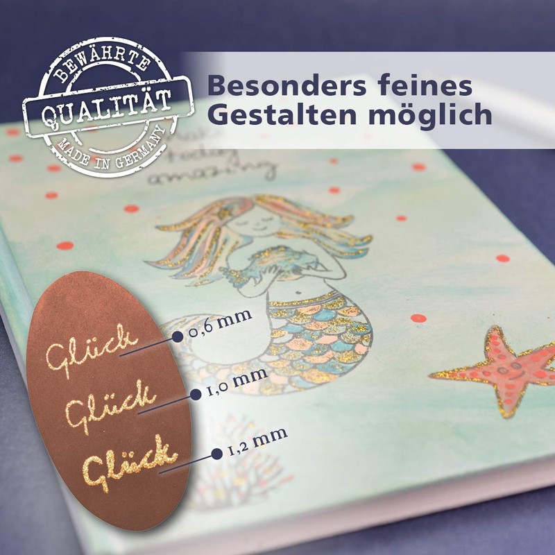 Viva Decor®️ German Glitter (Smaragd, 28 ml) Glitter Glue -