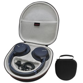 Hard Case for Sony WH-CH700N/WH-CH710N Headphones - Protective Travel Case - Black (Case Only)