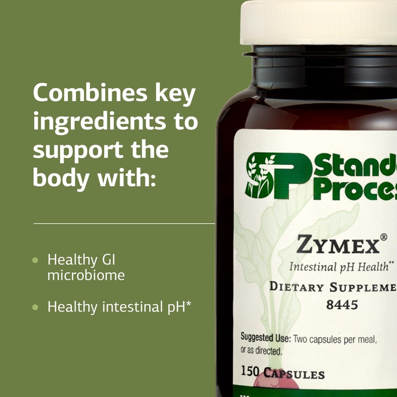 Standard Process Zymex Capsules - Digestive Health Support - Supports