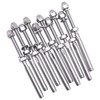 BLIKA 10 Pack 3/16" Cable Railing Swage Threaded Stud Tension