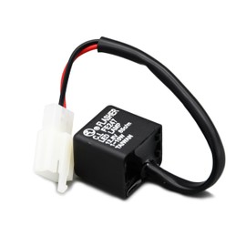 Motorcycle LED Indicator Relay Compatible With Honda, Kawasaki, Yamaha - Stops Fast Flashing When Using LED Indicators