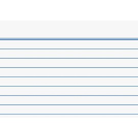 Brunnen Index Card, White A8