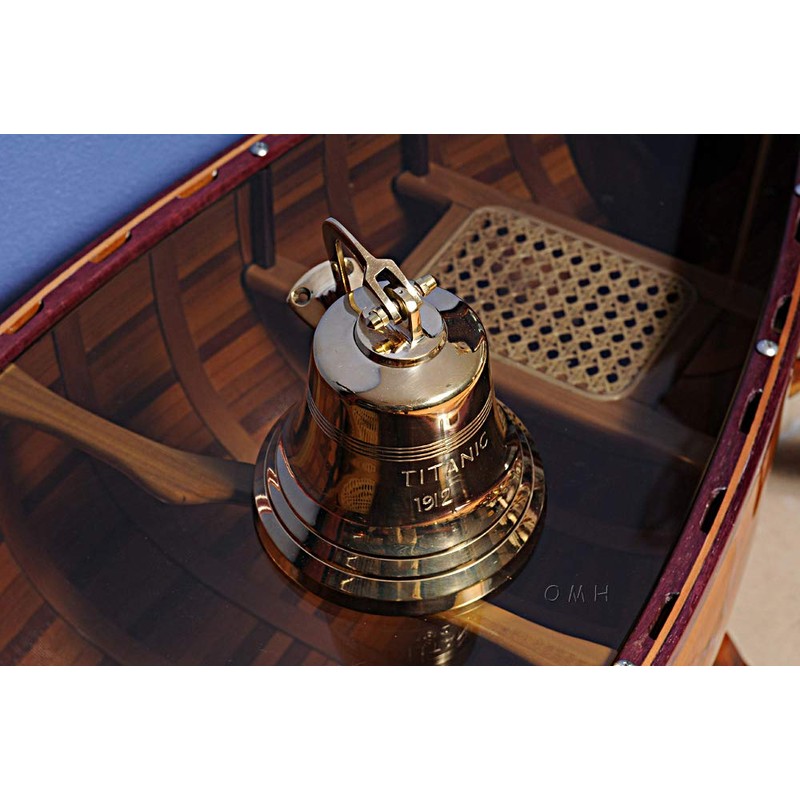 Old Modern Handicrafts 6-Inch Titanic Ship Bell - Golden Titanic