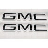 Auto Front Rear Black White Emblem Overlay 2019-2024 GMC Sierra