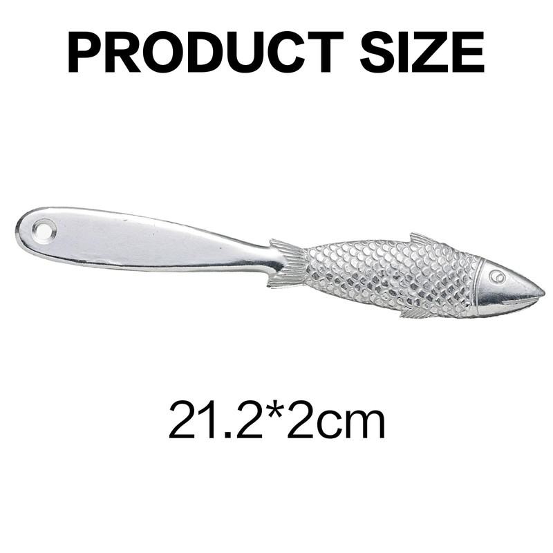 Fish Scaler, Aluminium, 22 cm, Silver