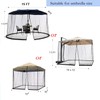 Tiimmgaal 15FT Mosquito Netting for Patio Umbrella Double Sided Patio