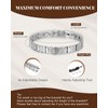 RainSo Magnetic Bracelets for Women, Stainless Steel Bracelets for Women