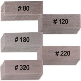 MAXXT 50 Pcs Sanding Sheets Kit for MAXXT R7307 3.0mm Orbit Sheet Sander - Mesh Sandpaper 80/120/180/220/320 Grits