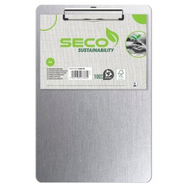 Stewart Superior 3230A-SS A4 Aluminium Clipboard with Heavy Duty Clip