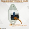 markiso® Roller shutter belt guide, belt guide roller for roller
