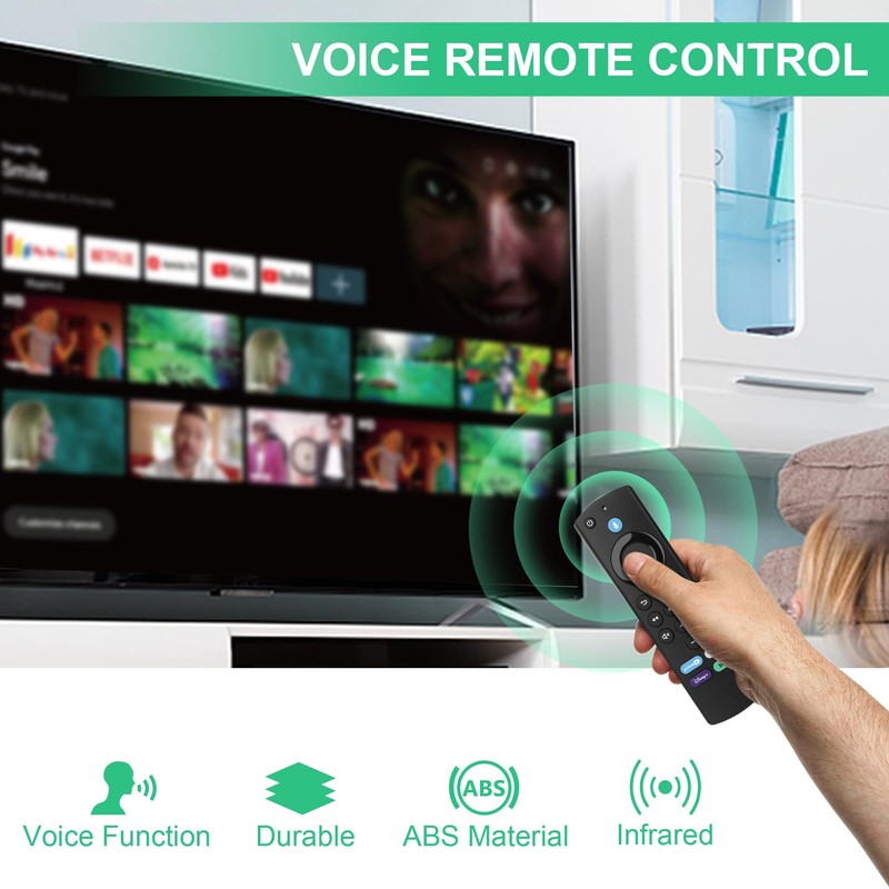 Replacement Remote Control with Voice Function (L5B83G) Fit for Smart