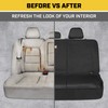 Cat Flexfit™ Black Rear Seat Cover for Car, SUV, &