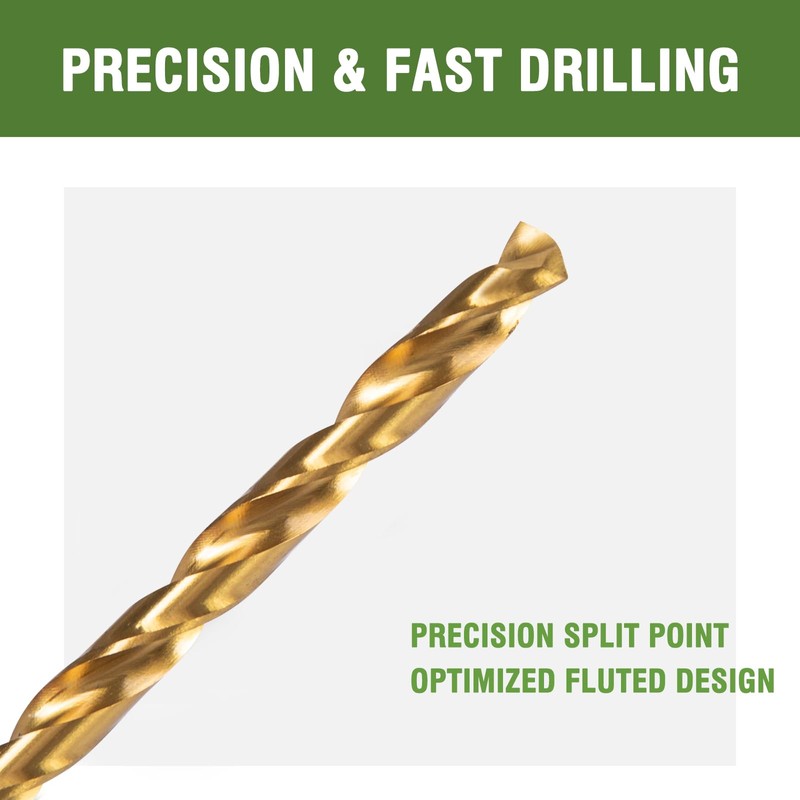HLOFIZI 1/8 x 6 Inch Extra Long Drill Bits (6