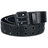 Black Premium by EMP Unisex Black Belt with Rivets, black