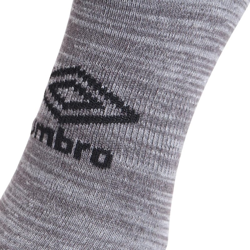 Umbro Socks, Ankle Socks, Training Design, 3 Pairs Set, Heathered