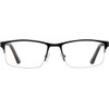 EYECEDAR Amcedar 5-Pack Reading Glasses Men Metal Half-Frame Spring Hinges Stainless Steel Material Readers +2.50