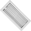 Imperial 2-1/4" x 12" Louvered Floor Register, White, RG0179