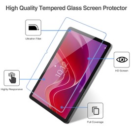 ProCase 2 Pack Screen Protector for Lenovo Tab M11/Tab K11 LTE 11" 2024/Idea Tab 11" 2025 TB330FU, Tempered Glass Film Guard for Lenovo 11" Tab M11/Tab K11 LTE 2024/Idea Tab 2025 Release