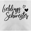 Kissen 50x50 - Lieblingsschwester Beste Schwester - 50 x 50