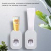 MAGT Automatic Toothpaste Dispenser, Punch Free Wall Mounted Automatic Toothpaste