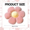 HORREX Flower Cushion, Cushion Aesthetic Cute Cuddly Cushion Flower Hairy
