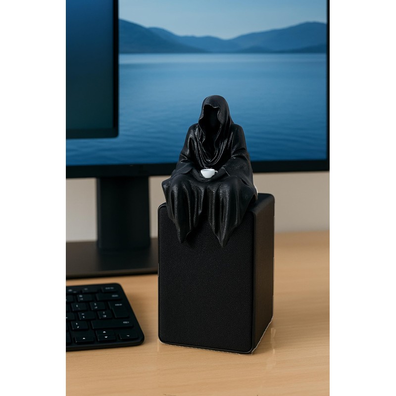 Grim Reaper Witch Statue Bookshelf Decor – Suriel Horror Figurine