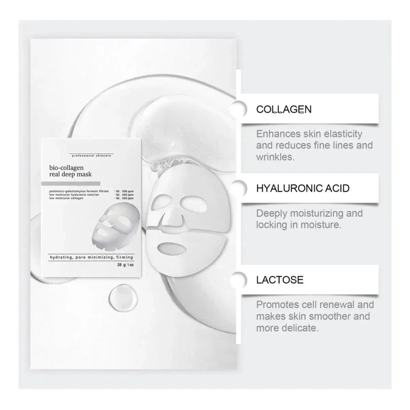 Mascarilla Facial Reafirmante Biocolageno Nifora