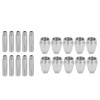 20Pcs Plasma Cutting Torch Consumables Electrode Tip Nozzle for AG-60
