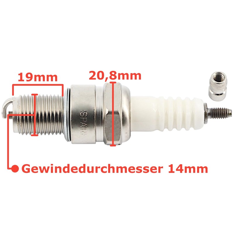Area1 Scooter Spark Plug Type BR7ES (Protected) 50 cc 2