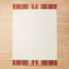 Opalhouse 5' x 7' Tapestry Pattern Border Solid Rug Cream