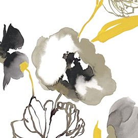 Floral Party Napkins- 40 Count | 2 packs of 20CT Cocktail Napkins | Ariella Silver Design