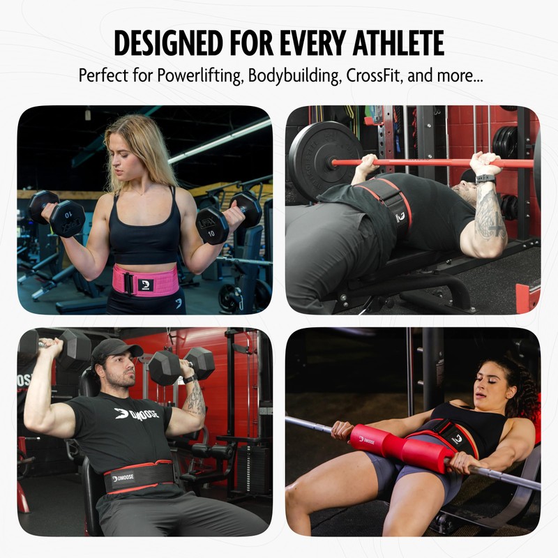 DMoose Auto Locking belt gym, Provides Lumbar Support & Stability,