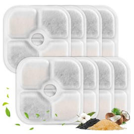 MyfatBoss 8 Filter für Catit Pixi Brunnen, Katze, 2,5 l, Ersatzfilter für Wasserbrunnen für PIXI 43717