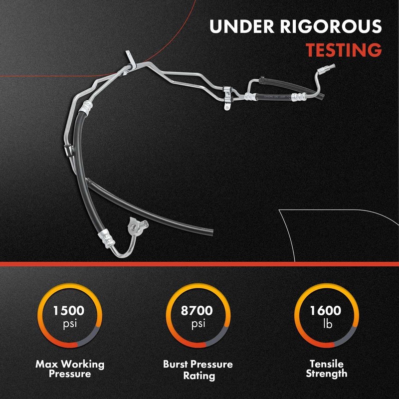 A-Premium Power Steering Pressure & Return Hoses Line Assembly Compatible