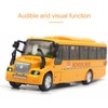 School Bus Model Yellow Die Casting Alloy Openable Door Realistic