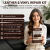 Leather & Vinyl Repair Kit,10 Mix Colors DIY Repair for