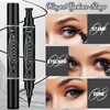 Double Head Eyeliner Stamp, Wing Tip Pen, Rotating Eyeliner Waterproof,