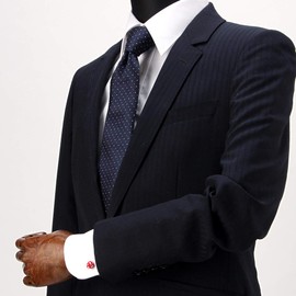 Dress Code 101 CF-S Men's CF-S31 Cufflinks, Ball Type, Colorful, Cute, Unique Rubber Cufflinks, Round Shape, Easy to Enjoy Fashion, Gift, Gift, CF-S31 Pink