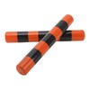 1 Pair Rhythm Sticks Wooden Case Iron Beads Sand Stick