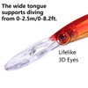 ABS Plastic Fishing Lure with Barbed Hooks Lifelike 3D Minnow