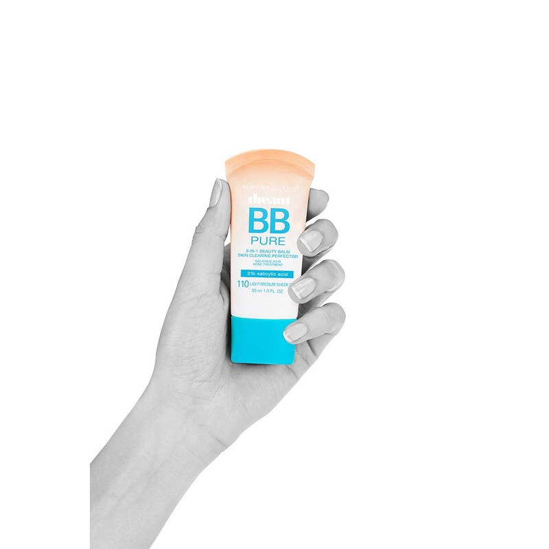 Maybelline Dream Pure Skin Clearing BB Cream, 8-in-1 Skin Perfecting
