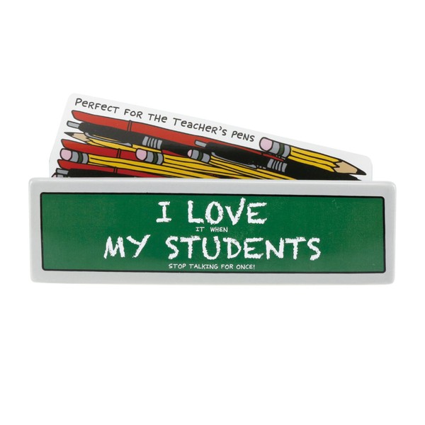 Enesco Our Name is Mud Teacher Students Stop Talking Desk