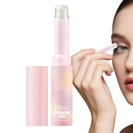 Glitter Eyeshadow Stick - Eye Brightener Stick Highlighter Shimmer - Blendable Face Cosmetics Makeup for Commuting Travel Dating Festival